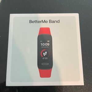 Band Red Smart Fitness Tracker